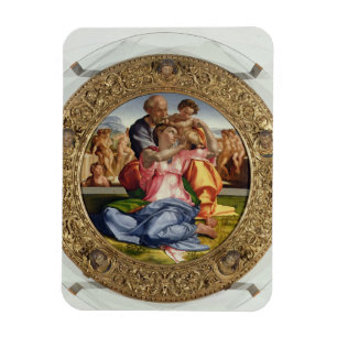 Imán Familia santa con St. John (Doni Tondo), 1504-05