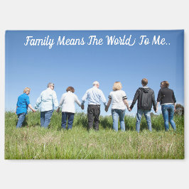 Imán Familia Significa El Mundo Para Mí.
