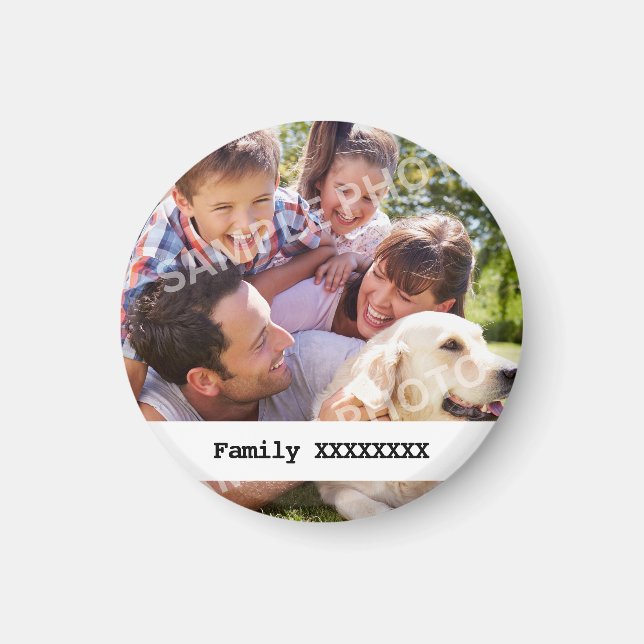 Imán Familiar Personalizado (Frente)