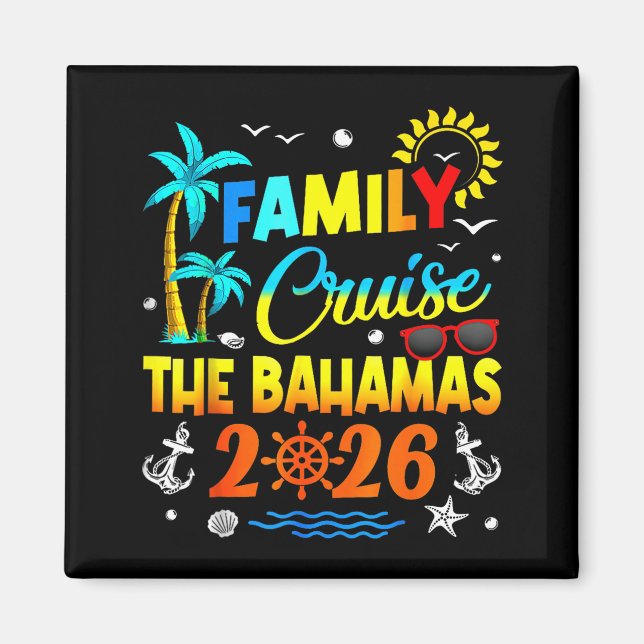 Imán Family Cruise The Bahamas 2026 Summer Matching Vac (Frente)