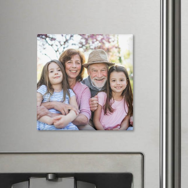 Imán Family Memories Personalized Grandparent Photo (Family Memories Personalized Grandparent Photo magnet)