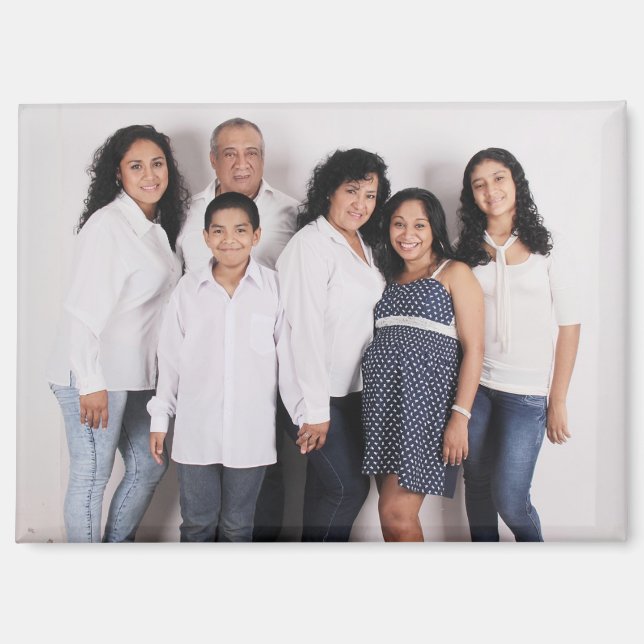 Imán Family Photo Magnet Custom Photo Magnet (Anverso)