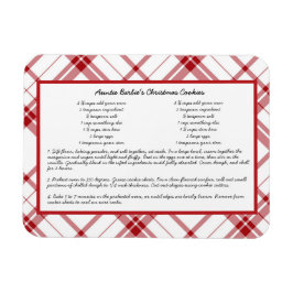 Imán Family Recipe Keepsake Christmas