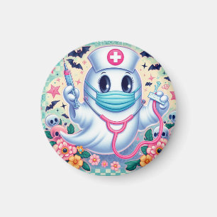 Imán Famosa enfermera fantasma Personalizado: Arte de H