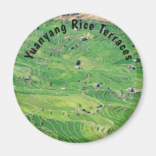 Imán Famosas terrazas de arroz yuanyang - Yunnan, China