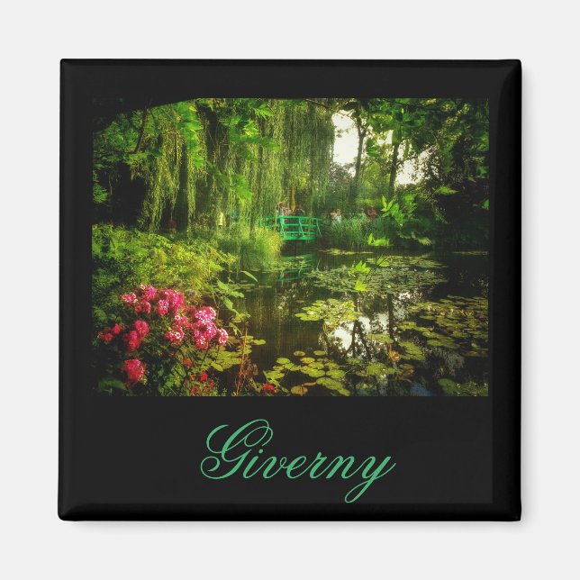 Imán Famoso Claude Monet Giverny Pond Lilies Magnet (Frente)