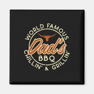 Imán Famoso Dads Bbq Grillin Barbecue Padres Día Papa