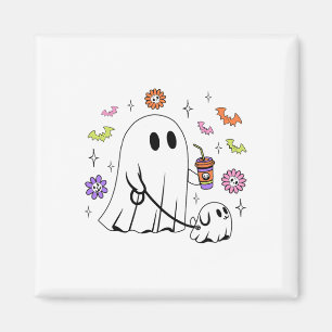 Imán Famoso fantasma Walking Dog Tocante Fantasma Abraz
