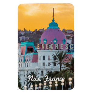Imán Famoso hotel de lujo Hotel Negresco en Niza Franci