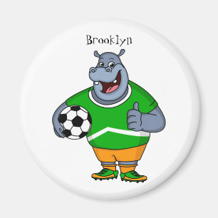 Imán Famoso ilustracion de personalizado de futbolista