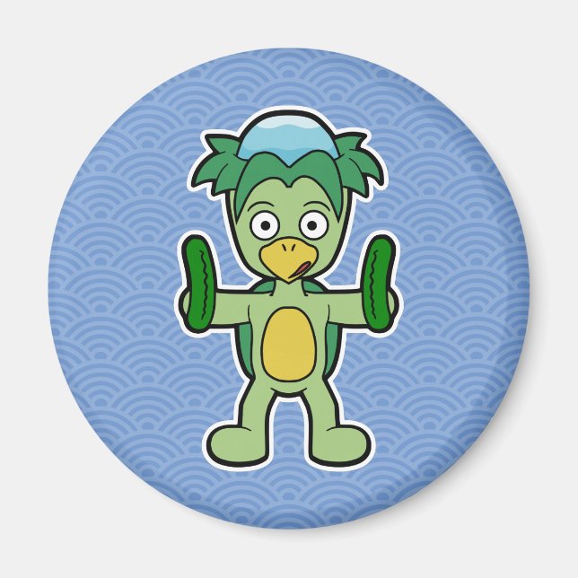 Imán Famoso Monstruo Japonés- Kappa Yokai (Frente)