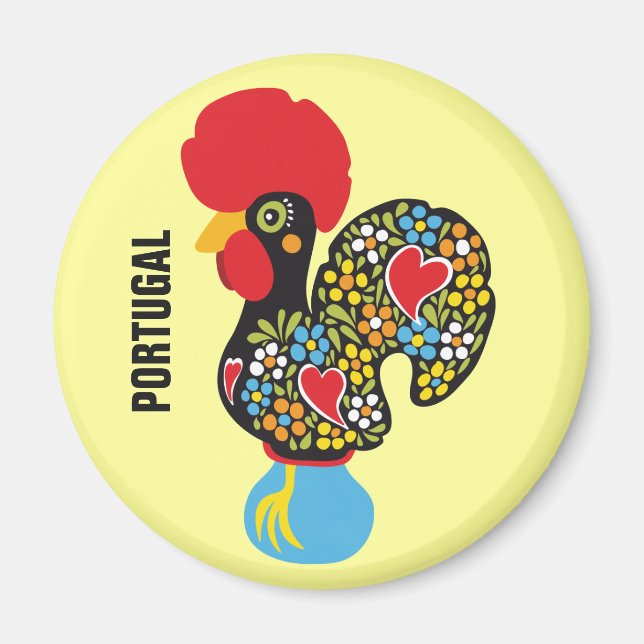 Imán Famoso Rooster de Barcelos Nr 06 (Frente)