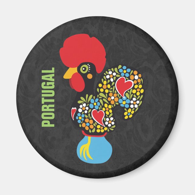 Imán Famoso Rooster de Barcelos Nr 06 (Frente)