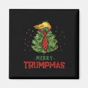 Imán Famoso Trump Feliz Trumpmas Árbol navideño Navidad