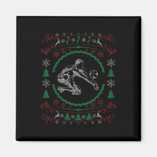 Imán Famosos Navidades estilo voleibol navidad divertid