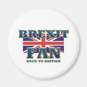 Imán Fan de Brexit de la CAMISETA