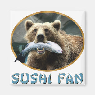 Imán Fan del sushi