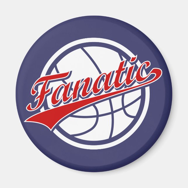 Imán Fanático de baloncesto (Frente)