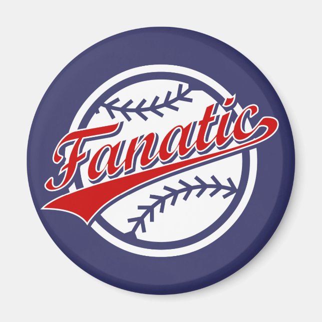 Imán Fanático de béisbol (Frente)