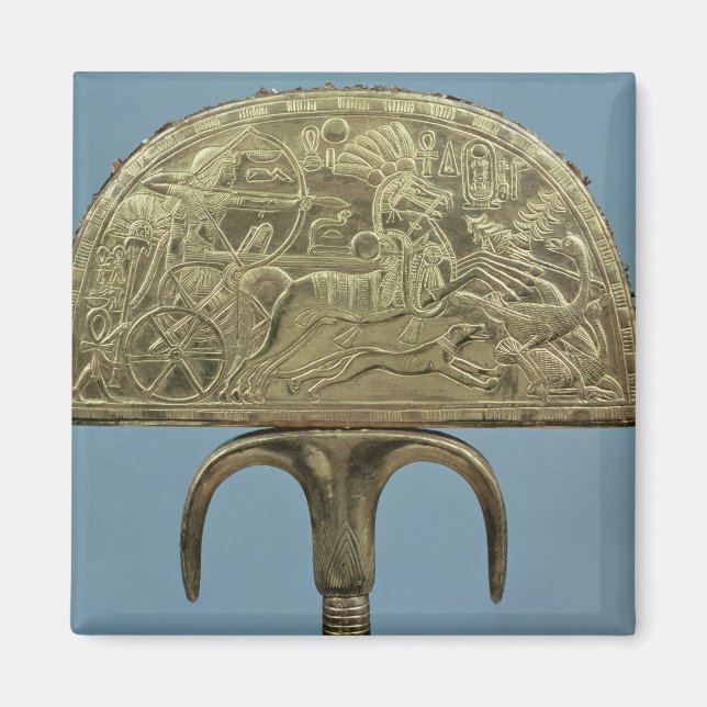 Imán Fanático de plumas de avestruz de la Tumba de (Frente)