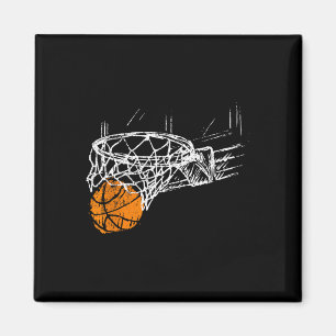 Imán Fanático del equipo Bysketbyll Niños adolescentes
