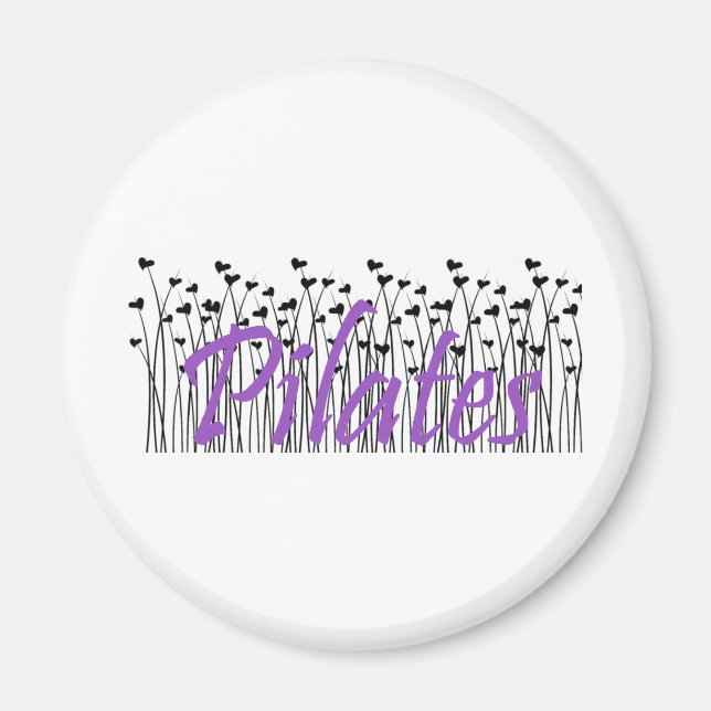 Imán Fanático del método Pilates Regalos de pilates (Frente)