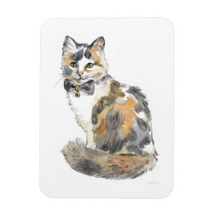 Imán Fancy Calico Cat
