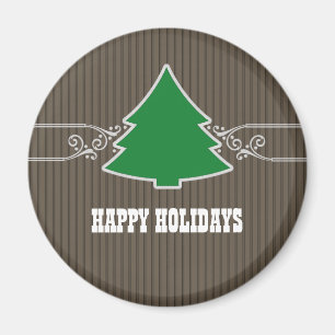 Imán Fancy Christmas Tree Swirls Magnet