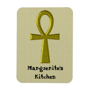 Imán Fancy Gold Ankh Flex Megnet