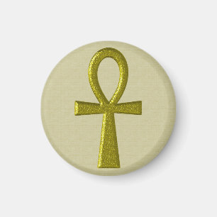 Imán Fancy Gold Ankh Magnet