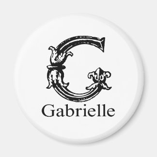 Imán Fancy Monograma: Gabrielle