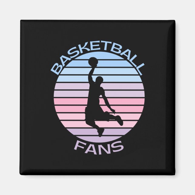 Imán Fans de baloncesto (Frente)