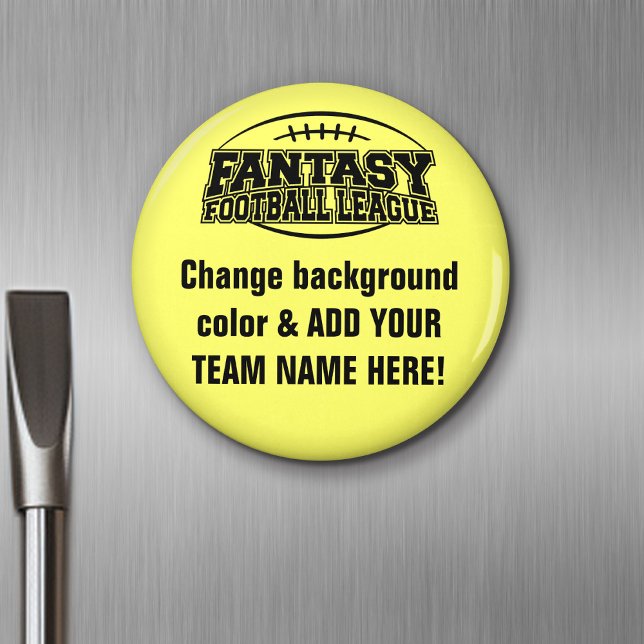 Imán Fantasía (Personalized Fridge Magnet - Party Favor - Fantasy Football)