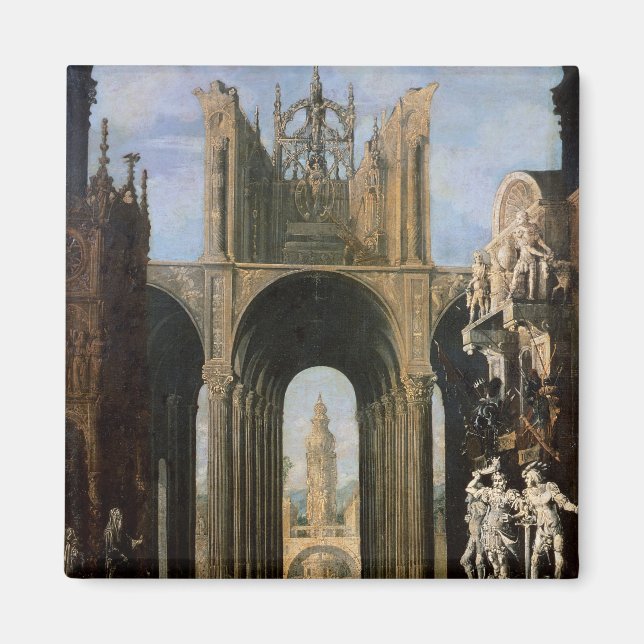 Imán Fantasía arquitectónica (Frente)