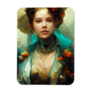 Imán Fantasía de Ciencia Ficción Rococo Future