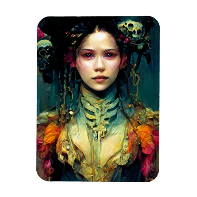 Imán Fantasía de Rainbow Urchin (Vertical)