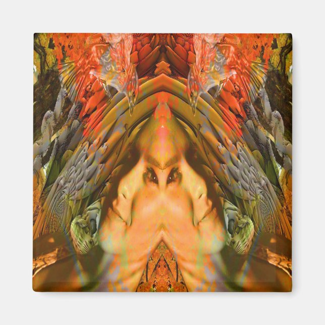 Imán Fantasía de Woodland (Frente)