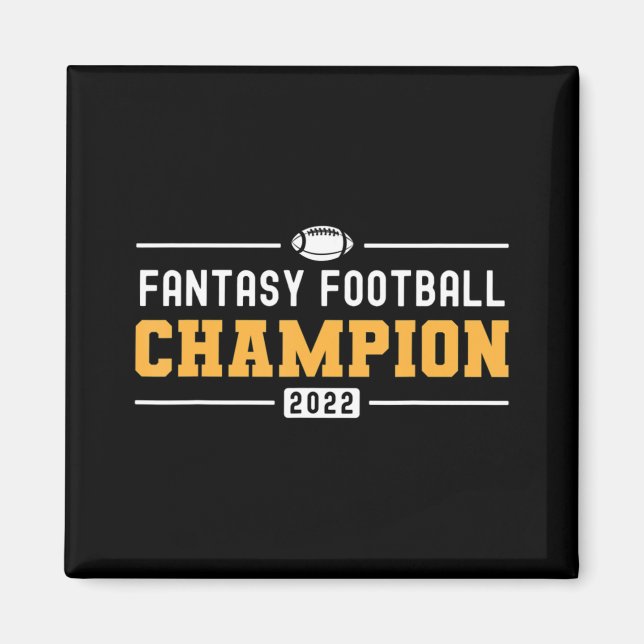 Imán Fantasía en la Liga de Fantasía Campeón de Fantasí (Frente)