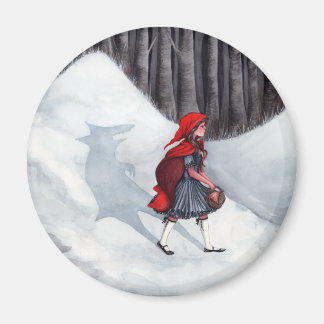 Imán Fantasía Fairytale Art Magnet - Wolf Within