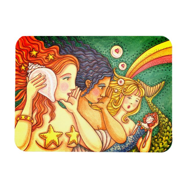 IMÁN FANTASÍA MERMAID HERMANDAD COMPARTIR WISDOMS SECRE (Horizontal)