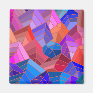 Imán Fantasías vistas de las montañas desde el cielo