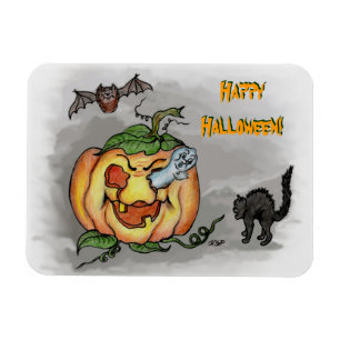 Imán Fantasma, Bat y Cat, ¡Feliz Halloween!