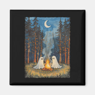 Imán Fantasma Campfire Camping Lover Forest Gothic Hall