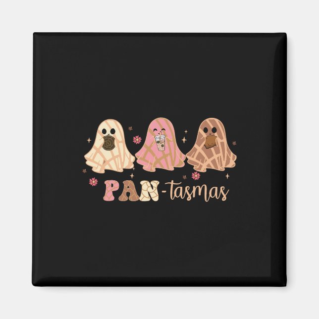 Imán Fantasma Conchas Mexicanas Halloween (Frente)