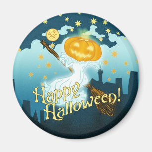 Imán Fantasma de calabaza de Halloween