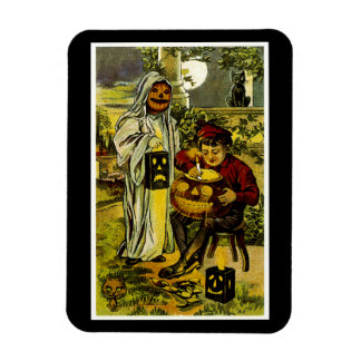 Imán Fantasma de Halloween y Jack-o-Lantern