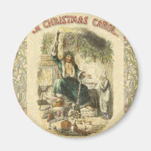 Imán Fantasma de la Navidad Presente Scrooge