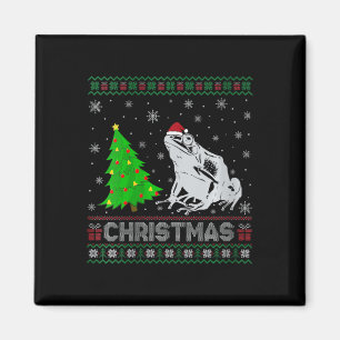 Imán Fantasma de mujeres Dart Frog Xmas Árbol iluminand