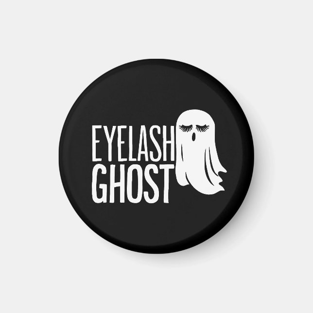 Imán Fantasma de pestañas de Halloween (Frente)