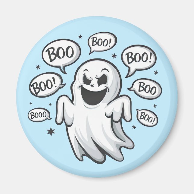 Imán Fantasma divertido Boo (Frente)